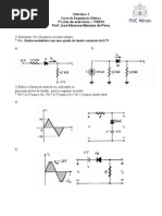 1a Lista de Exercicios Diodos 2o 2014