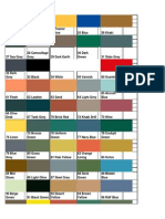 Airfix Color Chart PDF