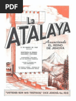 La Atalaya 15 de Marzo de 1969