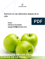 Nutricion Diferentes Etapas Vida