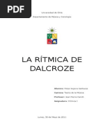 Rítmica de Dalcroze