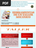 Herramientas de Un Taller Mecánico