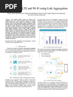 Integration of LTE and Wi-Fi Using Link Aggregation