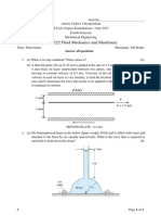 MEC222 Fluid Mechanics and Machinery: Answer All Questions