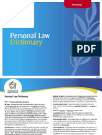 Personal Law Dictionary