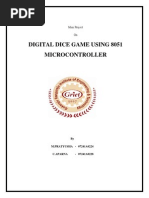 Digital Dice Game Using 8051 Microcontroller: Mini Project On