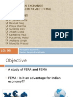 Presented By:: Foreign Exchange Management Act (Fema)