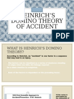 Heinrich's Domino Theory of Accident