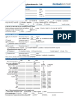 Environmental Monitoring Questionnaire (1/2) : Customer / Project