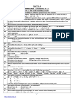 Cbse Computer Science Operators and Expressions Solutions PDF