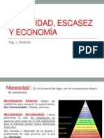 Necesidad, Escasez y Economía