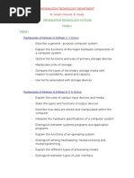 It (Cesec - Form 4 - 5) Outline