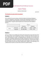 PROBLEMS GameTheory WithSolution