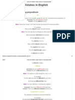 Avoid Common Mistakes in English - Examples On Using Wrong Prepositions