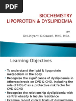 Lipoprotein & Dyslipidemia DR Lin Oswari Blok 8