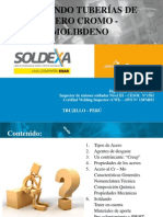 Soldando Tuber+¡as de Acero Cromo-Molibdeno