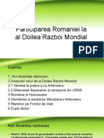 Participarea Romaniei La Al Doilea Razboi Mondial