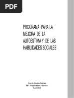 Programa de Habilidades Sociales y Autoestima