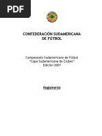 CONMEBOL Reglamento Copa Sudamericana de Clubes 2007