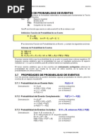 Axiomas de Probabilidades de Eventos