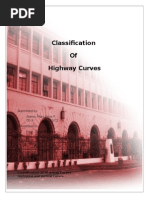 Classification of Highway Curves