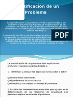 Identificación Del Problema 