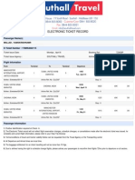 Electronic Ticket Record: Passenger Name(s)