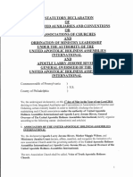 Statutory Declaration of Association of Churches PDF