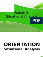 Module 3. Situational Analysis - July16