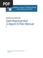 Self-Represented Litigant E-Filer Manual: Florida Courts E-Filing Portal