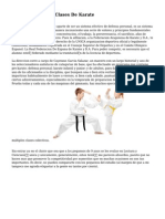 Los Juegos en Las Clases de Karate