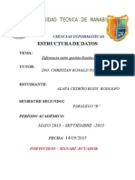 Diferencia Entre Gestión Estática y Dinámica