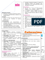 Mefenamic Acid: Cefuroxime