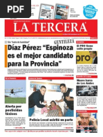 Diario La Tercera 29.05.2015