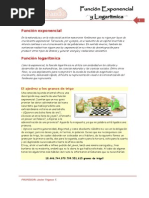 Función Exponencial y Logaritmica PDF