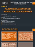 Almacenamiento de SEMILLAS Oleaginosas