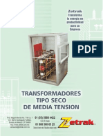 Catalogo de Transformadores Secos de Zetrak