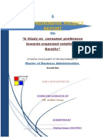 A Study On Consumer Preference Towards Organized Retailing JN Bareilly