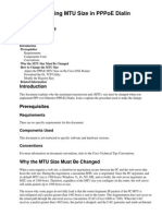 Troubleshooting MTU Size On PPOE - Router-Mtu