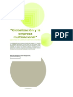  Globalización y La Empresa Multinacional FINANZAS