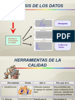 Diagramas de Dispersion, Pareto Herramientas de Calidad