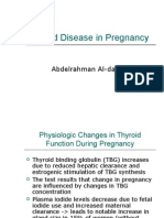 Thyroid Disease in Pregnancy