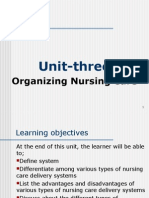 Unit 3-Organizing Nursing Care