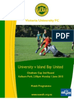 VUWAFC Programme 2015-3