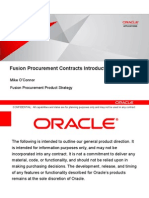 Fusion Procurement Contracts - Overview