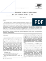 Phase Transformation in AISI 410 Stainless Steel PDF