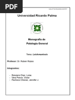 Monografía de Leishmaniasis