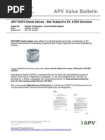 Apv Valves and Atex