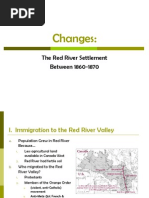 The Red River Settlement Between 1860-1870