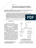 Rapid Izolace / Výběr Nejlepšího Kultury Kvasinek A Jeho Metabolický Ovládání Pro Biotransformace Benzaldehydu Na 1-Hydroxy-1 - Fenyl-2-Propanon